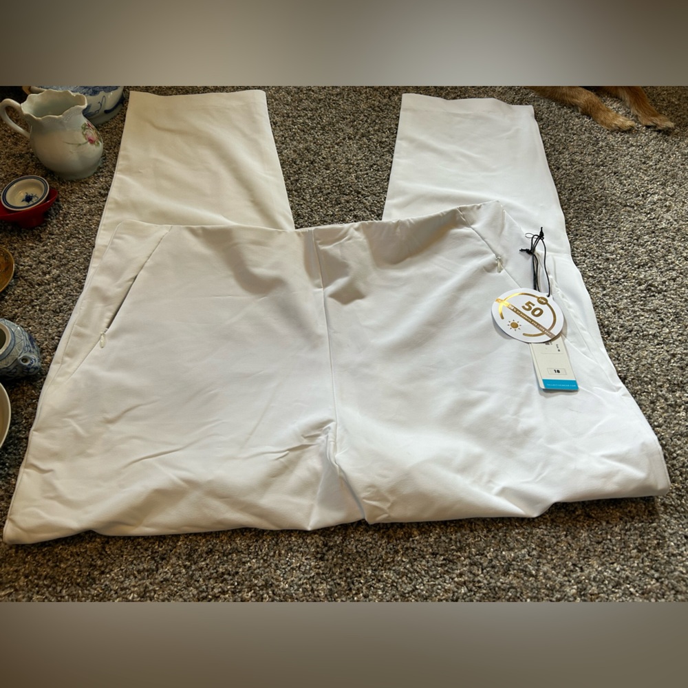 Tail Women's Crisp White Ankle Pants